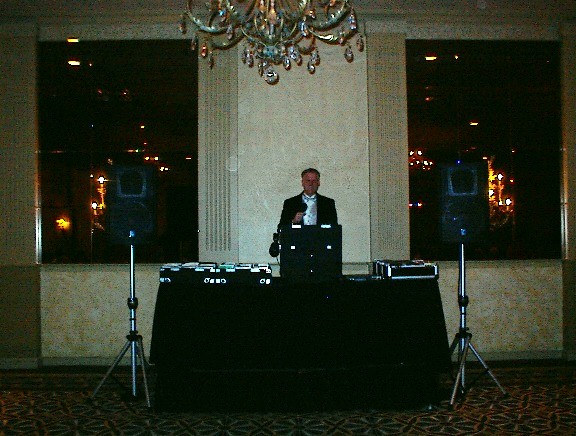 Professional DJ Setup at Doubletree Hotel - 60th Wedding Anniversary 2005