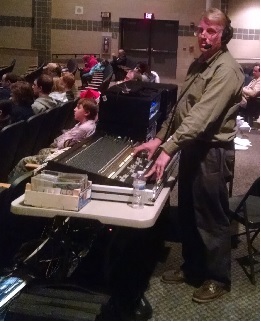 Christian Jackson as Spound Operator at Point Pleasant High School 2012